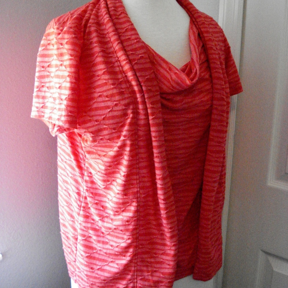 Sag Harbor One Piece Tank/Jacket Coral Red Medium